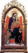 Madonna Enthroned with St Lawrence and St Julian, Giovanni di Francesco